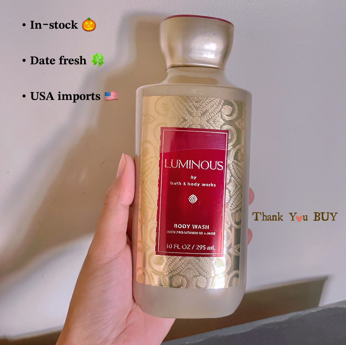 B&B Luminous Fragrance Body Wash