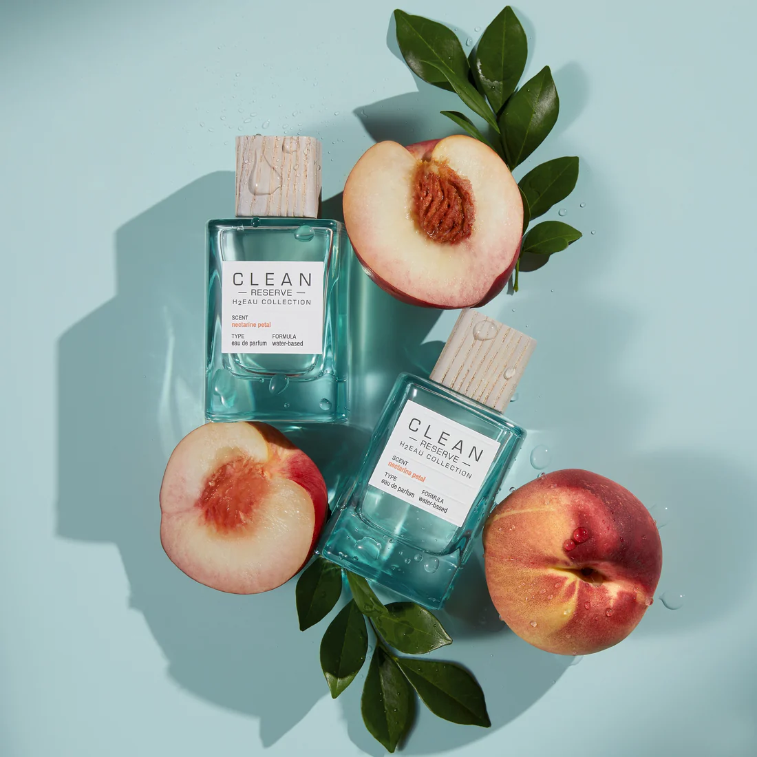 Nectarine sweetness and luminous flower petals