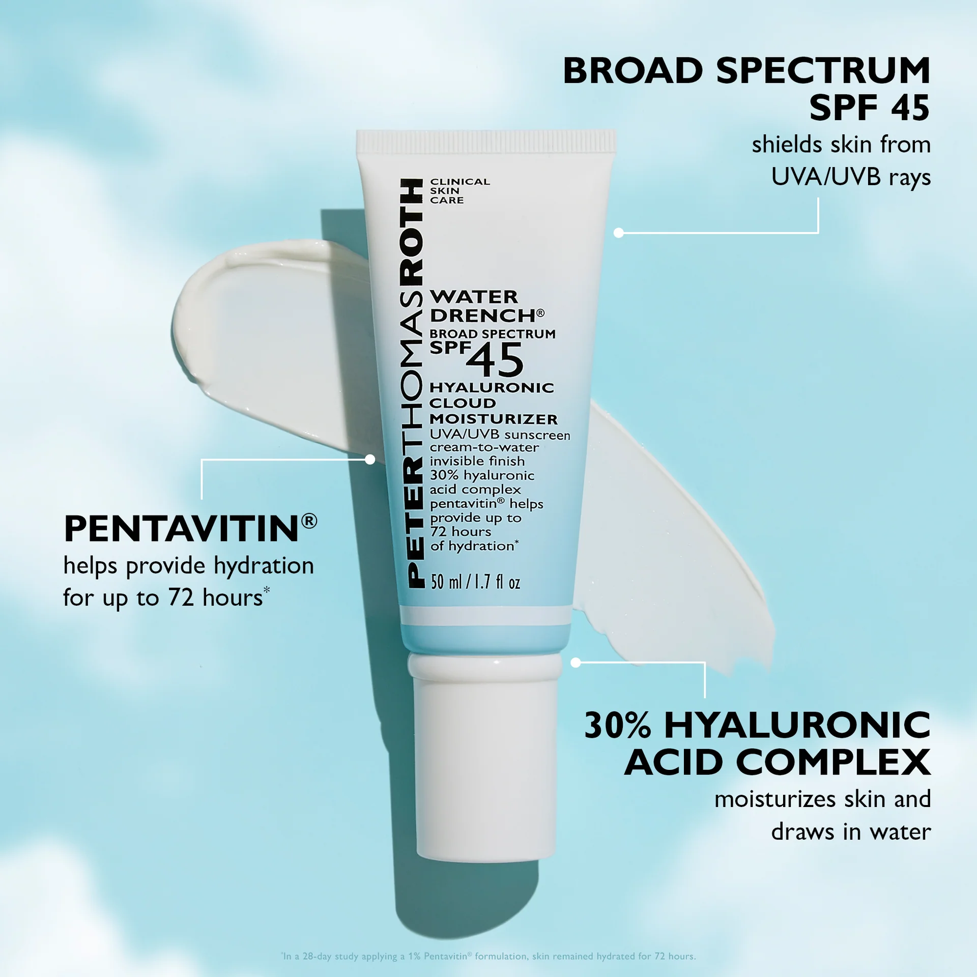 Water Drench SPF 45 Hyaluronic Cloud Moisturizer 