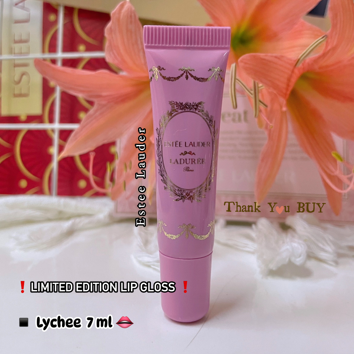 Estée Lauder x Laduree  Limited Edition Lip Gloss (Lychee)