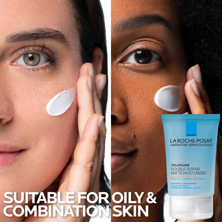 Toleriane Double Repair Matte Face Moisturizer SPF 30 for Oily Skin 100ml
