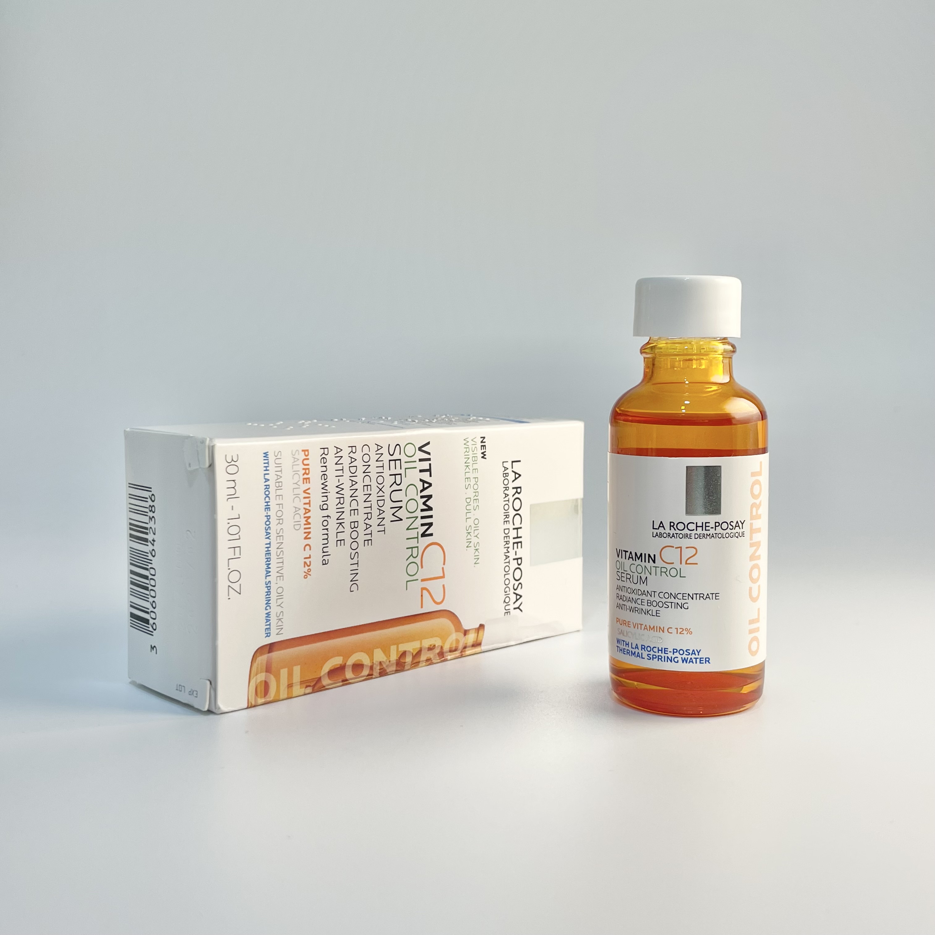 Vitamin C12 Oil Control Serum For Oily Skin Dermatological Anti-Aging 12% Vitamin C Serum For Oily Skin 30ml