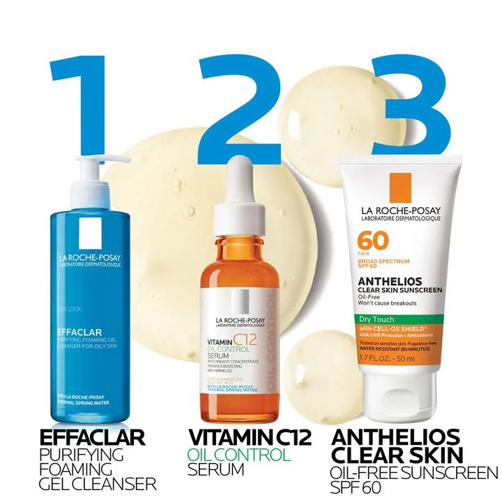 Vitamin C12 Oil Control Serum For Oily Skin Dermatological Anti-Aging 12% Vitamin C Serum For Oily Skin 30ml