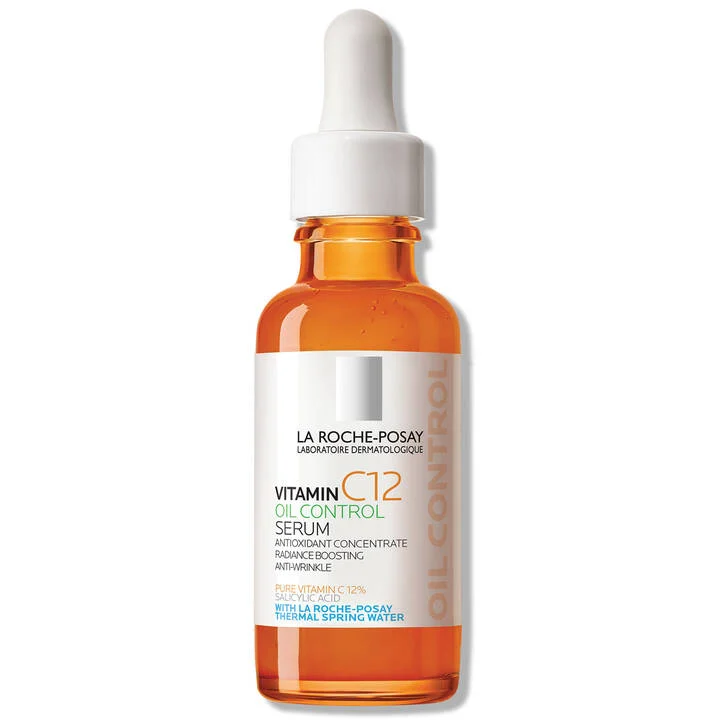 Vitamin C12 Oil Control Serum For Oily Skin Dermatological Anti-Aging 12% Vitamin C Serum For Oily Skin 30ml