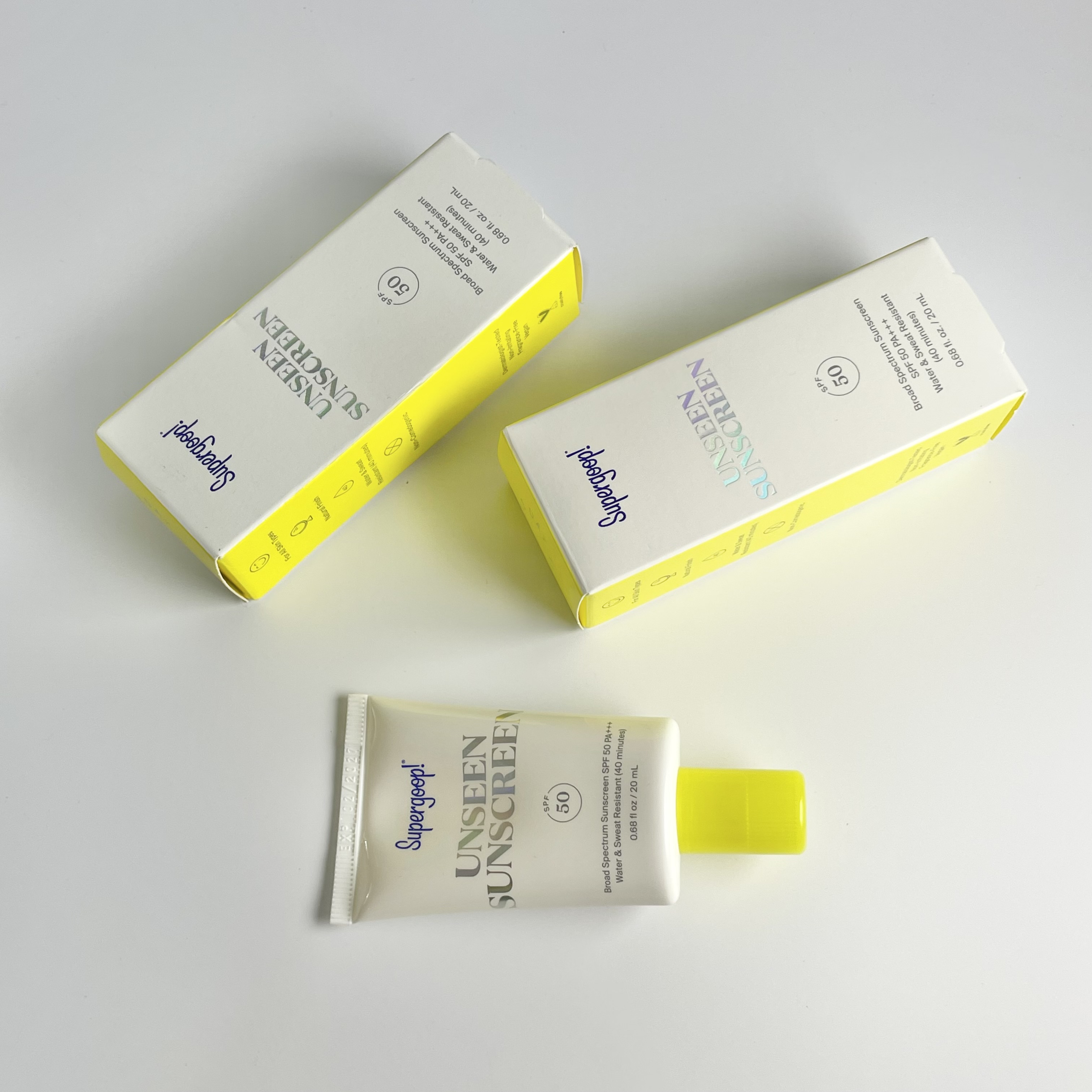 Unseen Sunscreen SPF 50 Invisible Sun Protection 20ml