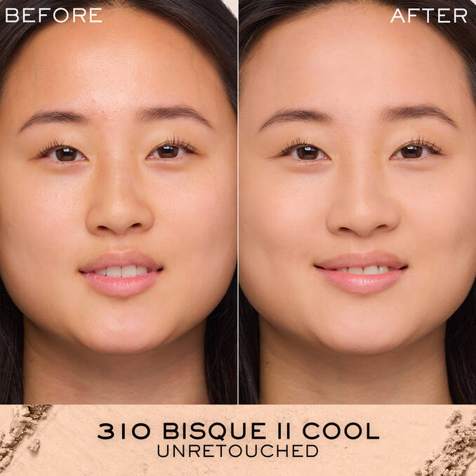 Dual Finish Powder Foundation Buildable & Mattifying 310 Bisque II Cool