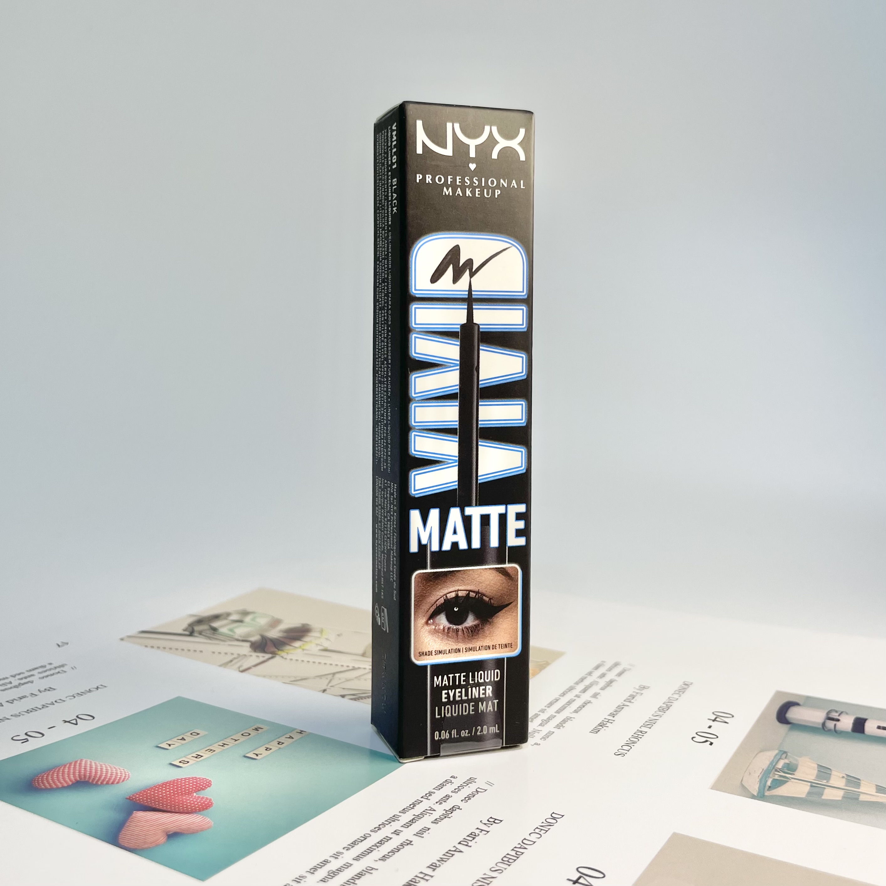 Vivid Matte Longwear Liquid Eyeliner in Black Full Size