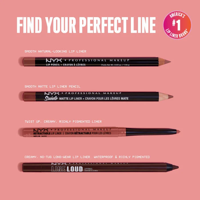 Suede Matte Lip Liner Lip Pencil Full Size  Cherry Skies