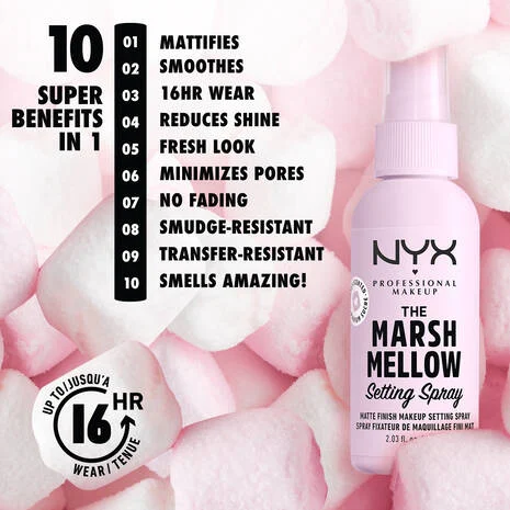 Marsh Mellow Matte Setting Spray 18ml