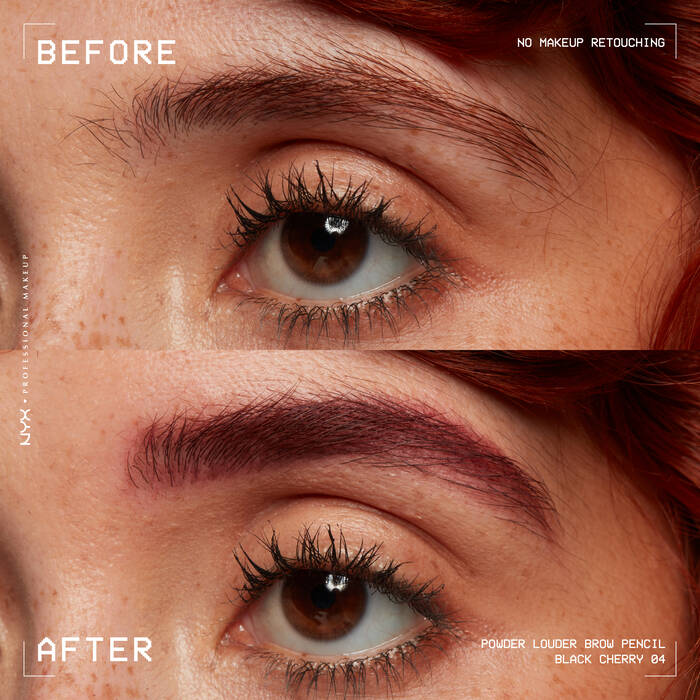 Powder Louder Brow Powder Pencil Black Cheery