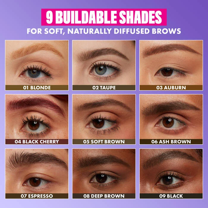 Powder Louder Brow Powder Pencil Black Cheery