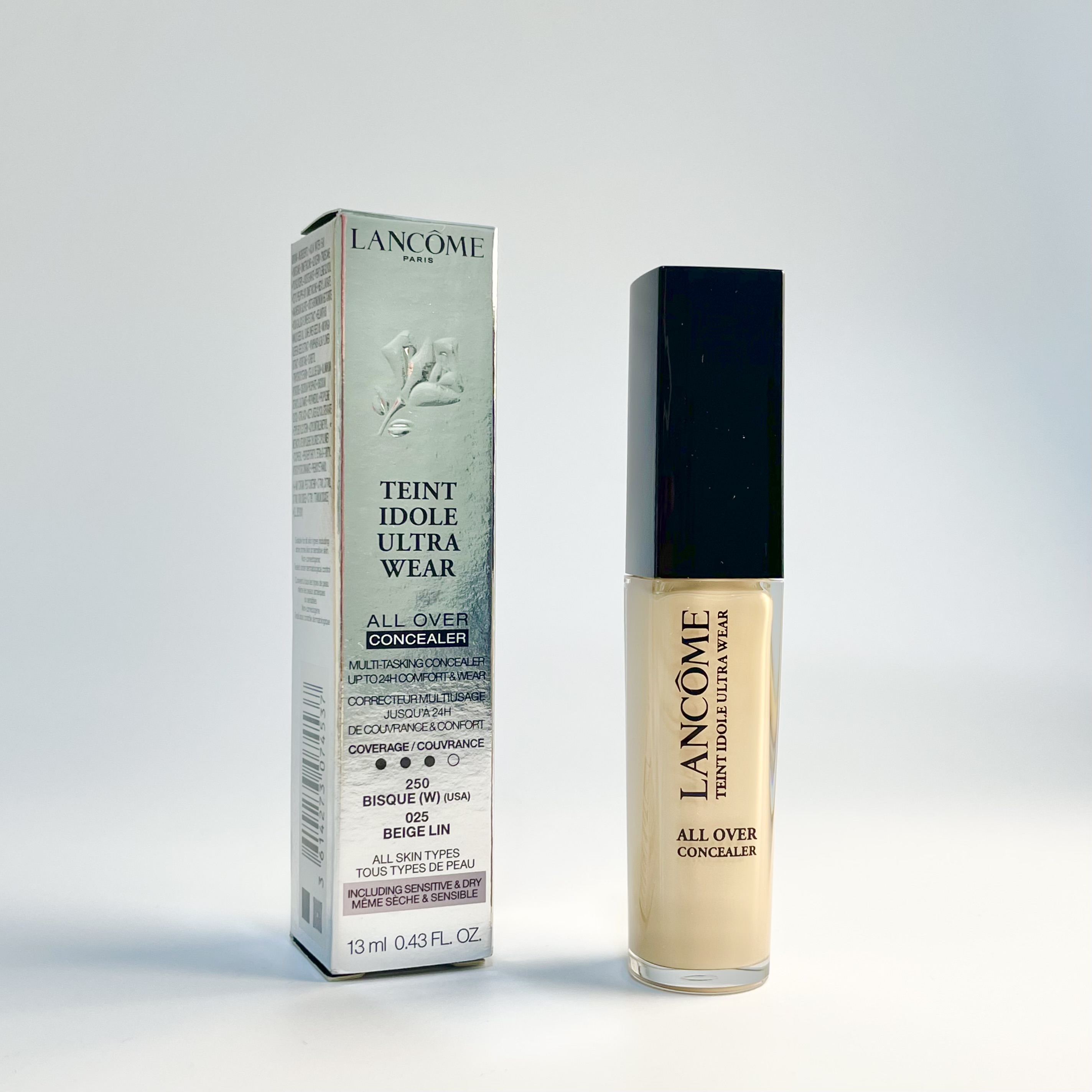 Teint Idole Ultra Wear Care & Glow Serum & All Over Full Coverage Concealer 250 BisqueW