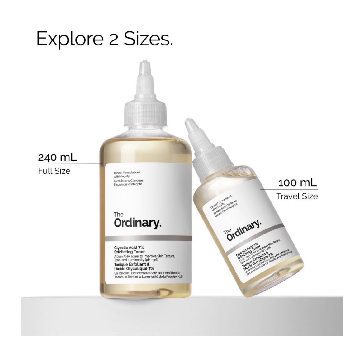 Glycolic Acid 7% Exfoliating and Brightening Daily Toner 100ml
