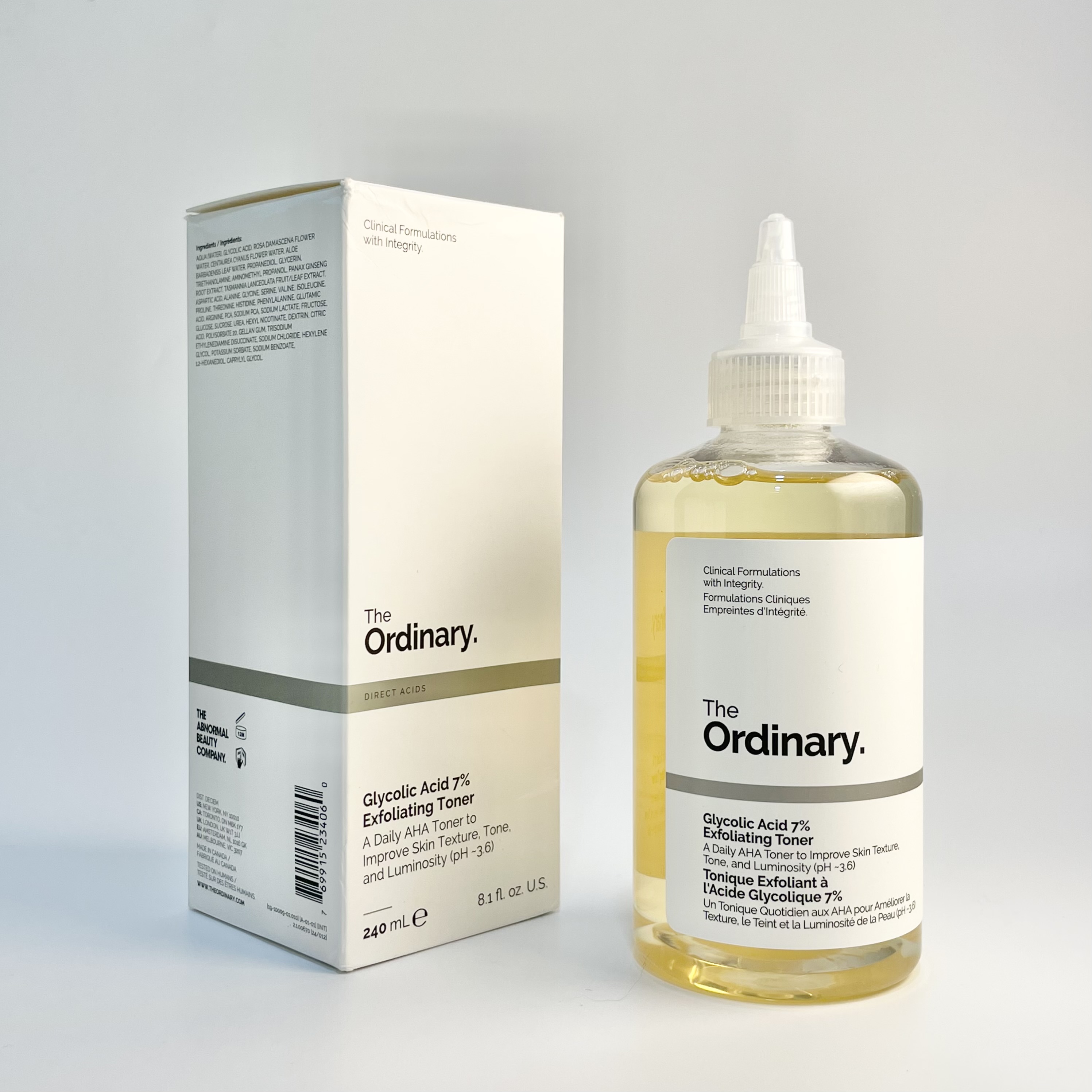 Glycolic Acid 7% Exfoliating and Brightening Daily Toner 240ml
