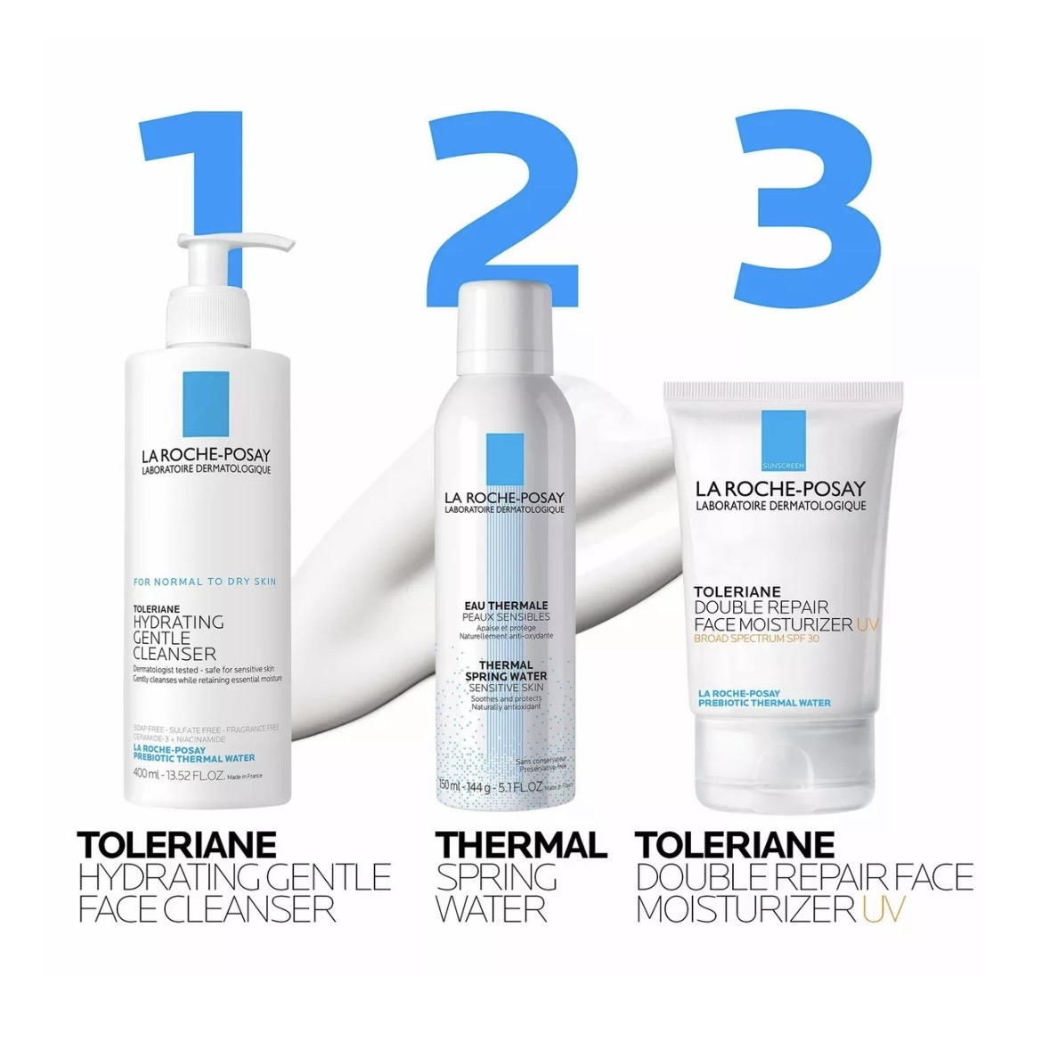 Toleriane Double Repair Facial Moisturizer with SPF 30 40ml
