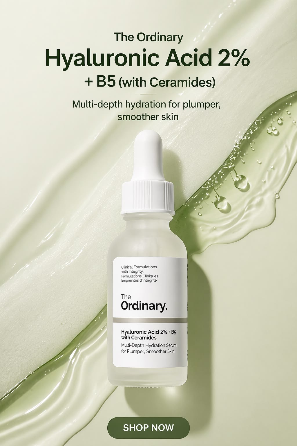 Hyaluronic Acid 2% + B5 Hydrating Serum with Ceramides 30ml