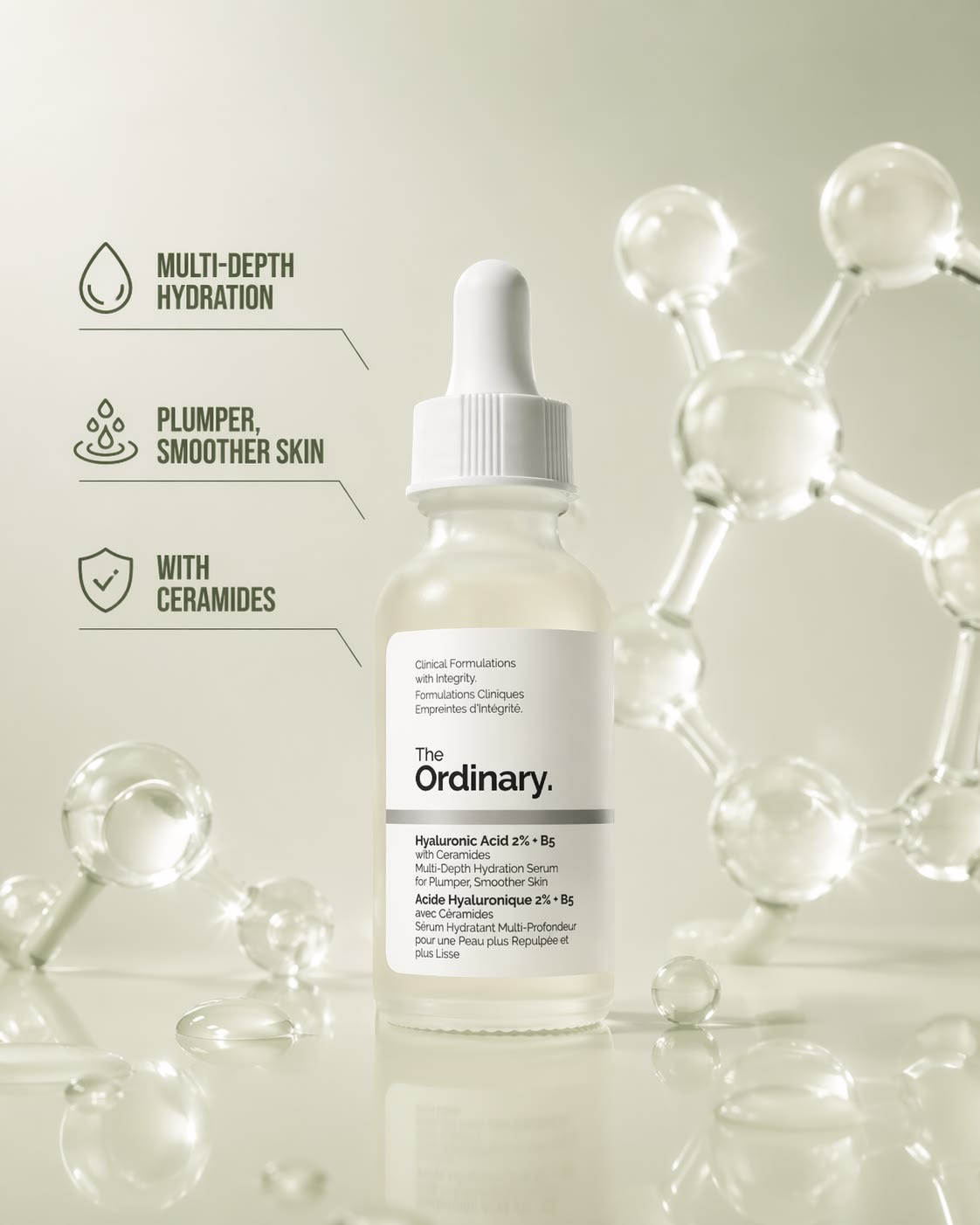Hyaluronic Acid 2% + B5 Hydrating Serum with Ceramides 30ml
