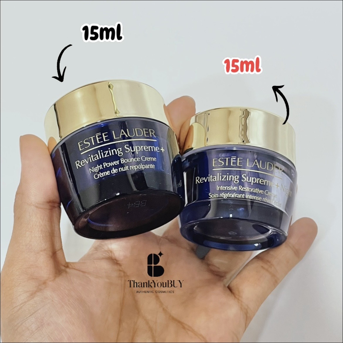 Revitalizing Supreme+ Night Power Bounce Creme Moisturizer 15ml