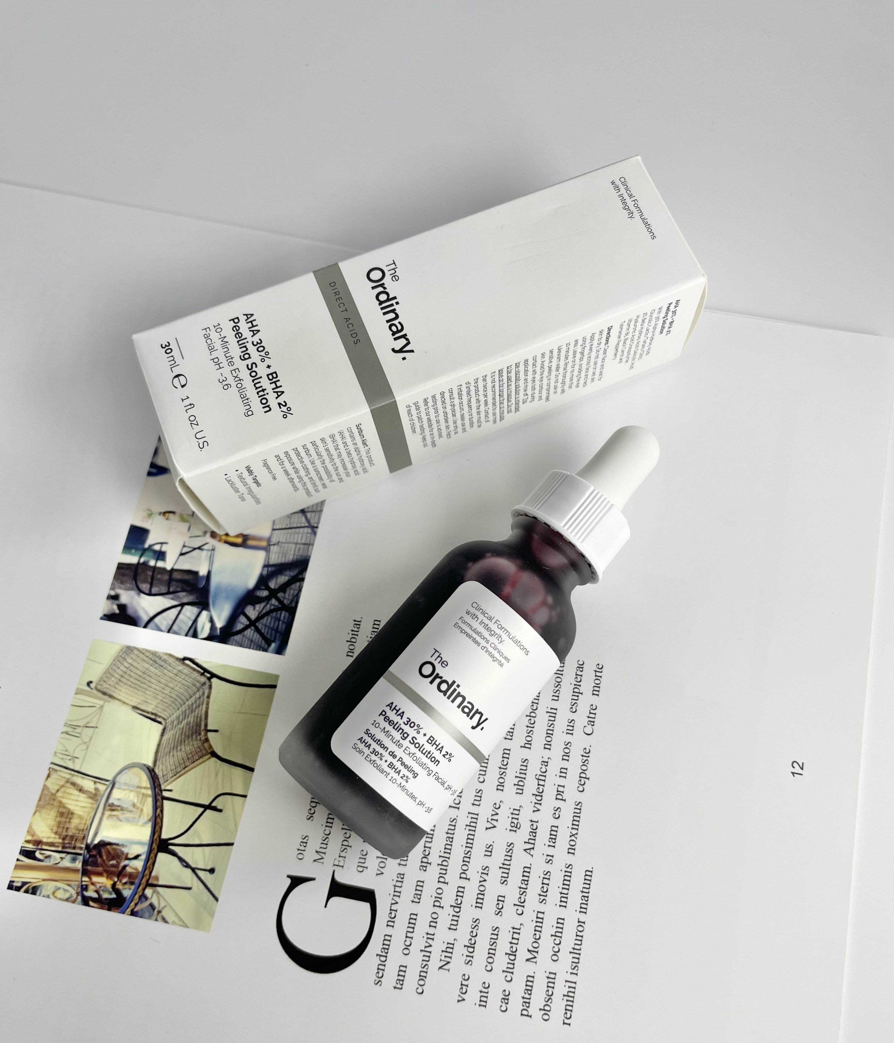 The Ordinary AHA 30% + BHA 2% High-Strength Peeling Solution for Brightening 30ml