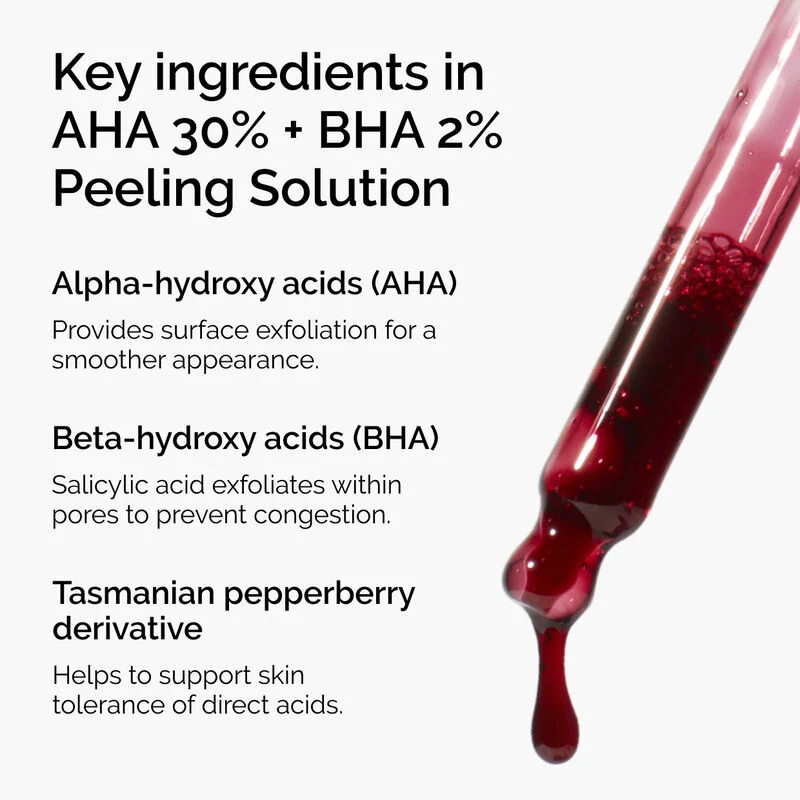 The Ordinary AHA 30% + BHA 2% High-Strength Peeling Solution for Brightening 30ml