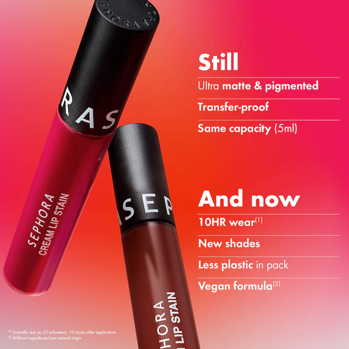 Sephora Collection 5pcs Cream Lip Stain Lipstick Set Full Size