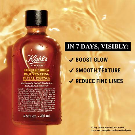 Kiehl's Ferulic Brew Antioxidant Facial Treatment with Lactic Acid 100ml
