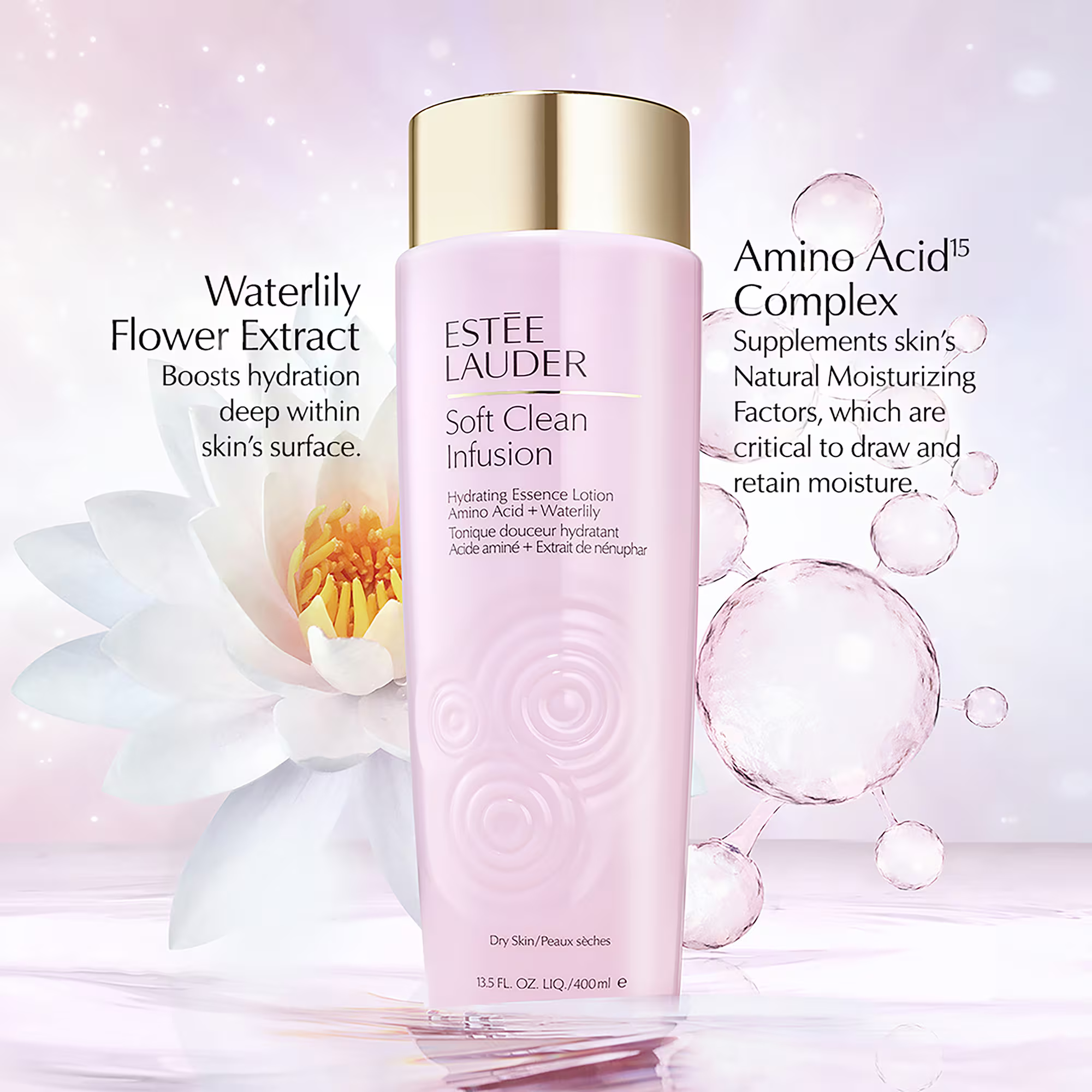Soft Clean Infusion Hydrating Essence Treatment Lotion 400ml