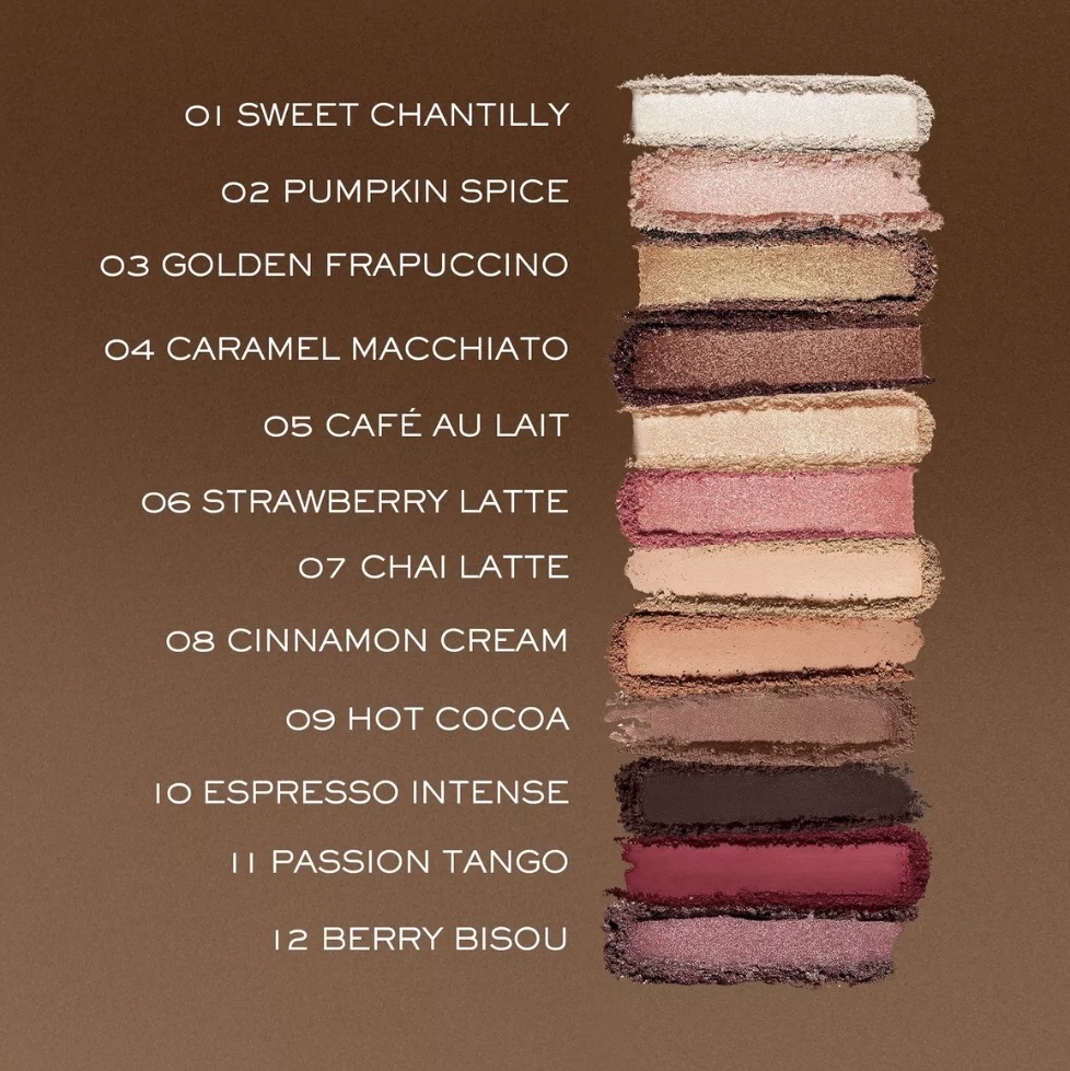 Idôle Café Crush Eyeshadow Palette Full  Size