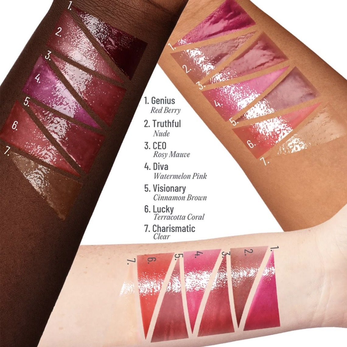 LYS Beauty Lip-Plumping Glossy Lip Balm Truthful (Nude)