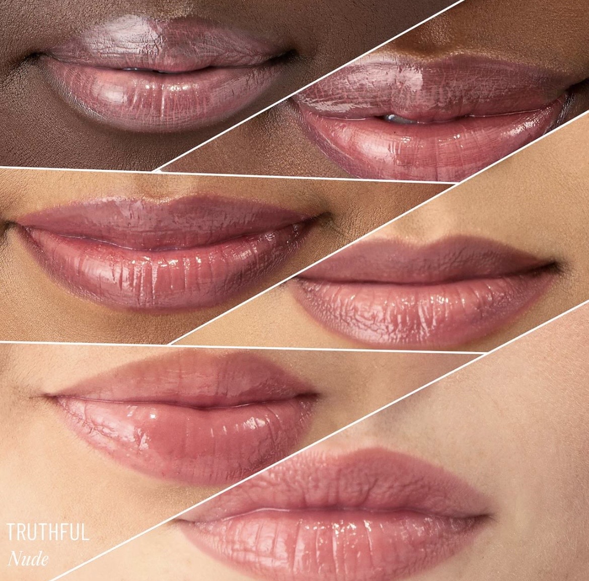 LYS Beauty Lip-Plumping Glossy Lip Balm Truthful (Nude)