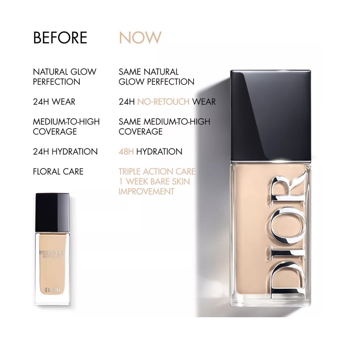 Dior Forever Skin Glow Foundation  2W Warm