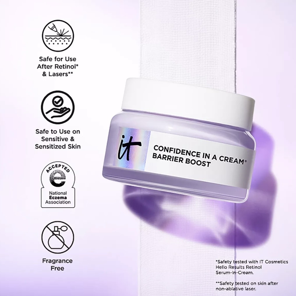 IT Cosmetics  Confidence In A Cream Barrier Boost Moisturizer 7ml