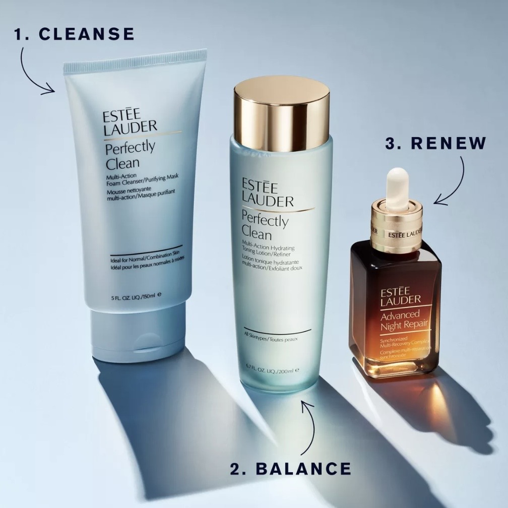 Estée Lauder Perfectly Clean Multi-Action Foam Cleanser/Purifying Mask 150ml