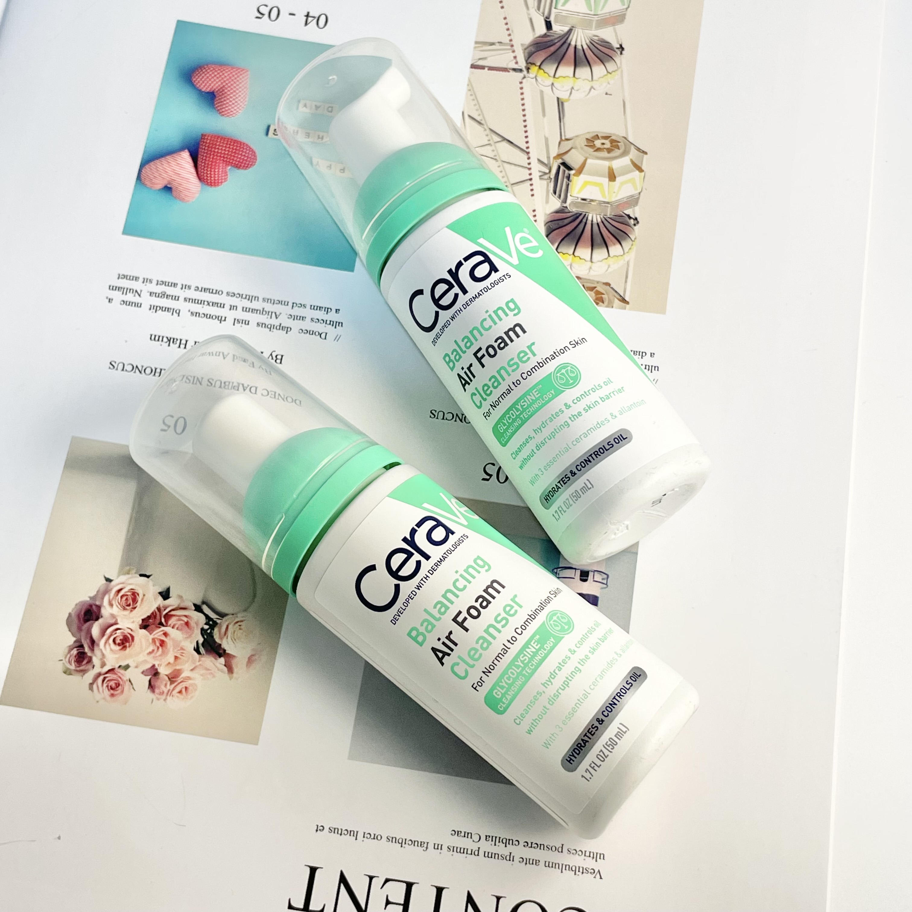 CeraVe Balancing Air Foam Facial Cleanser 50ml