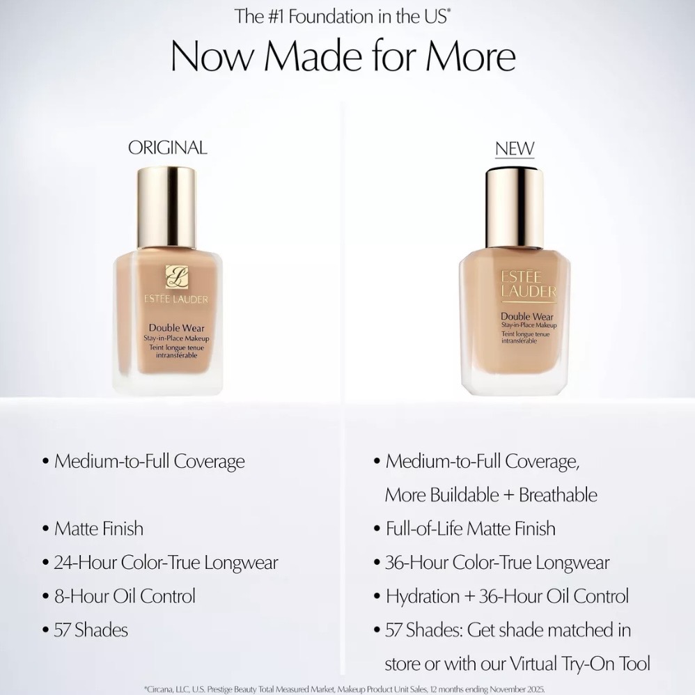 Estée Lauder Stay-in-Place Longwear Matte Foundation (30ml / 2W2 Rattan)