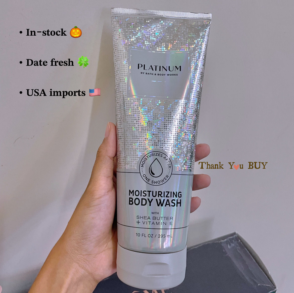 B&B Platinum Moisturizing Body Wash 